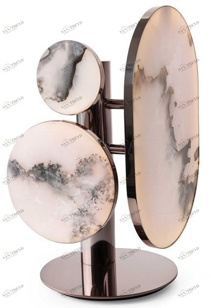 Visionnaire Настольная лампа из оникса с фиксированным кронштейном Rebel sun-id-1463417