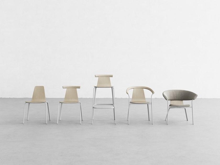 ALKI Штабелируемый деревянный стул Atal sun-id-1345994 - Вид №3