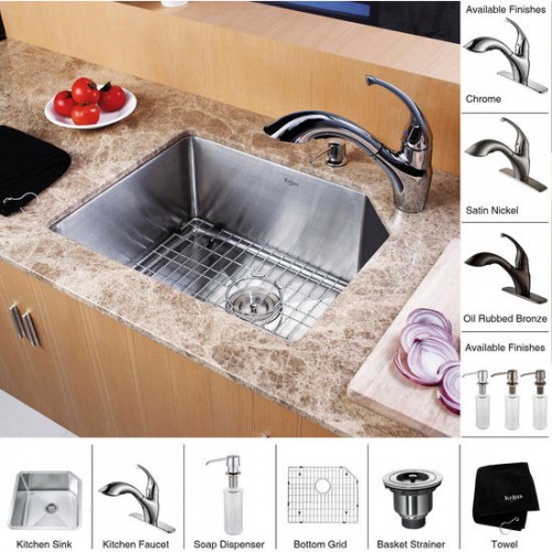 Кухонные смесители KPF-2210ORB krausru  - Вид №7