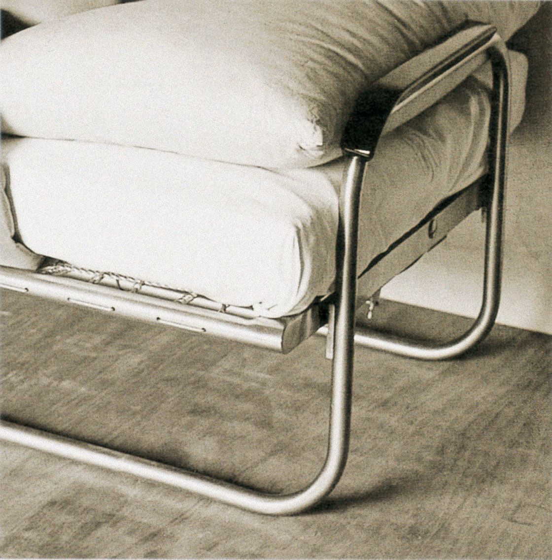 Кожаный диван-кровать с одной книгой MisuraEmme AA1 ARCH-00025819 - Вид №6