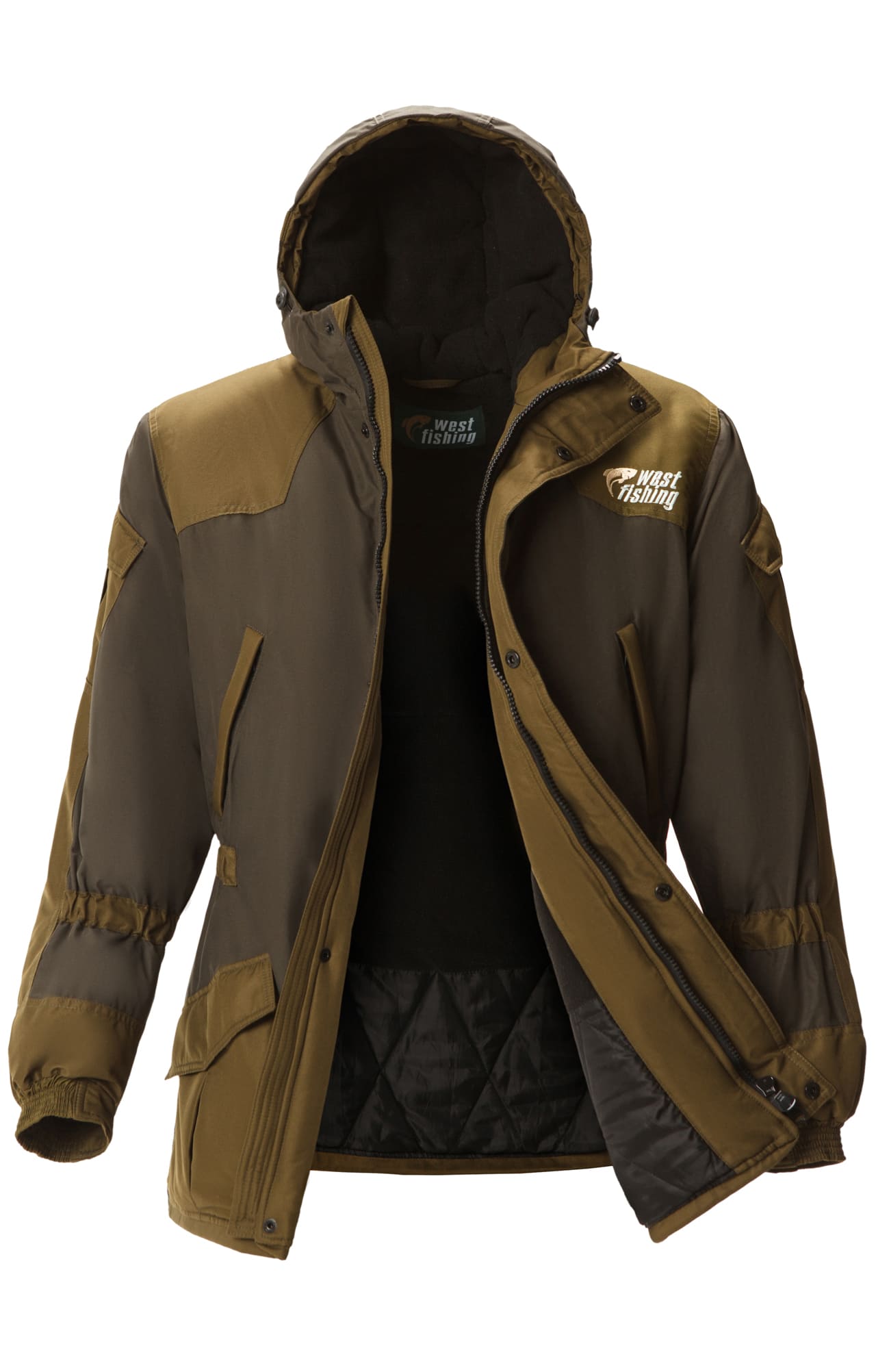 63934 Костюм  зимний хаки West Fishing  Зимняя спецодежда Santreyd  - Вид №4