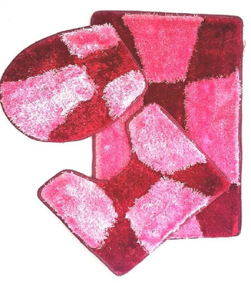 90434566 Коврик для ванной комнаты LCS_pink 80х50см цвет розовый STLM-0224577 ZALEL