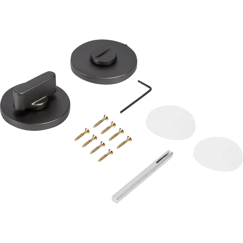 PUERTO Фиксатор дверной Slim AL 06 MBN - надежная защита приватности 86523067 STLM-0069607 - Вид №2