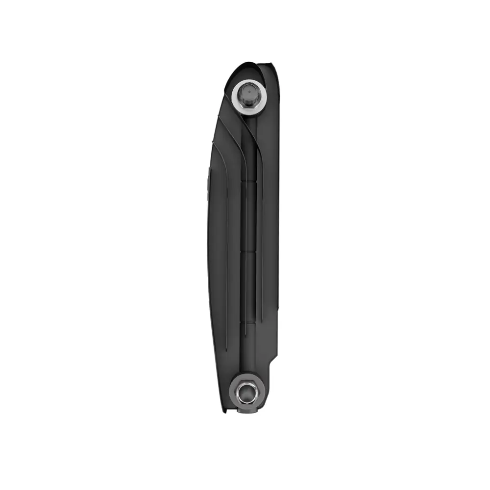 Радиатор секционный Royal Thermo Biliner 350/87 12 секций нижнее подключение биметалл черный 89391450 STLM-2024484 Отсутствует - Вид №2