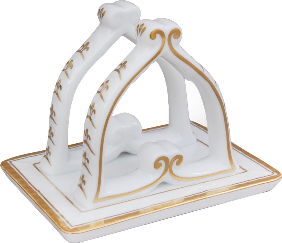 10639173 Herend Подставка для салфеток Herend "Ротшильд" 11см Фарфор, Керамика 