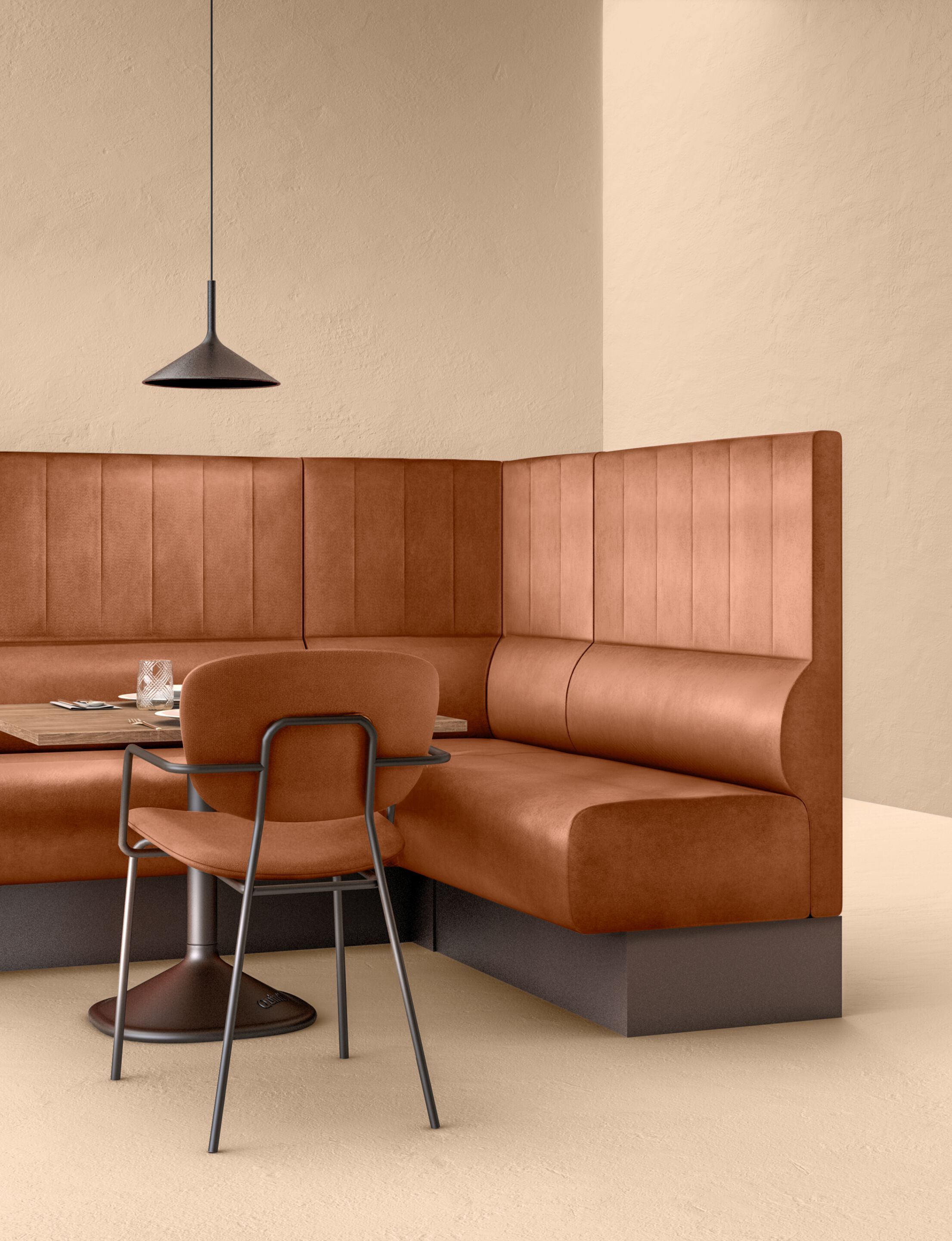 Модульная мягкая скамейка из ткани Quinti Sedute BENKY ARCH-00029900 - Вид №5