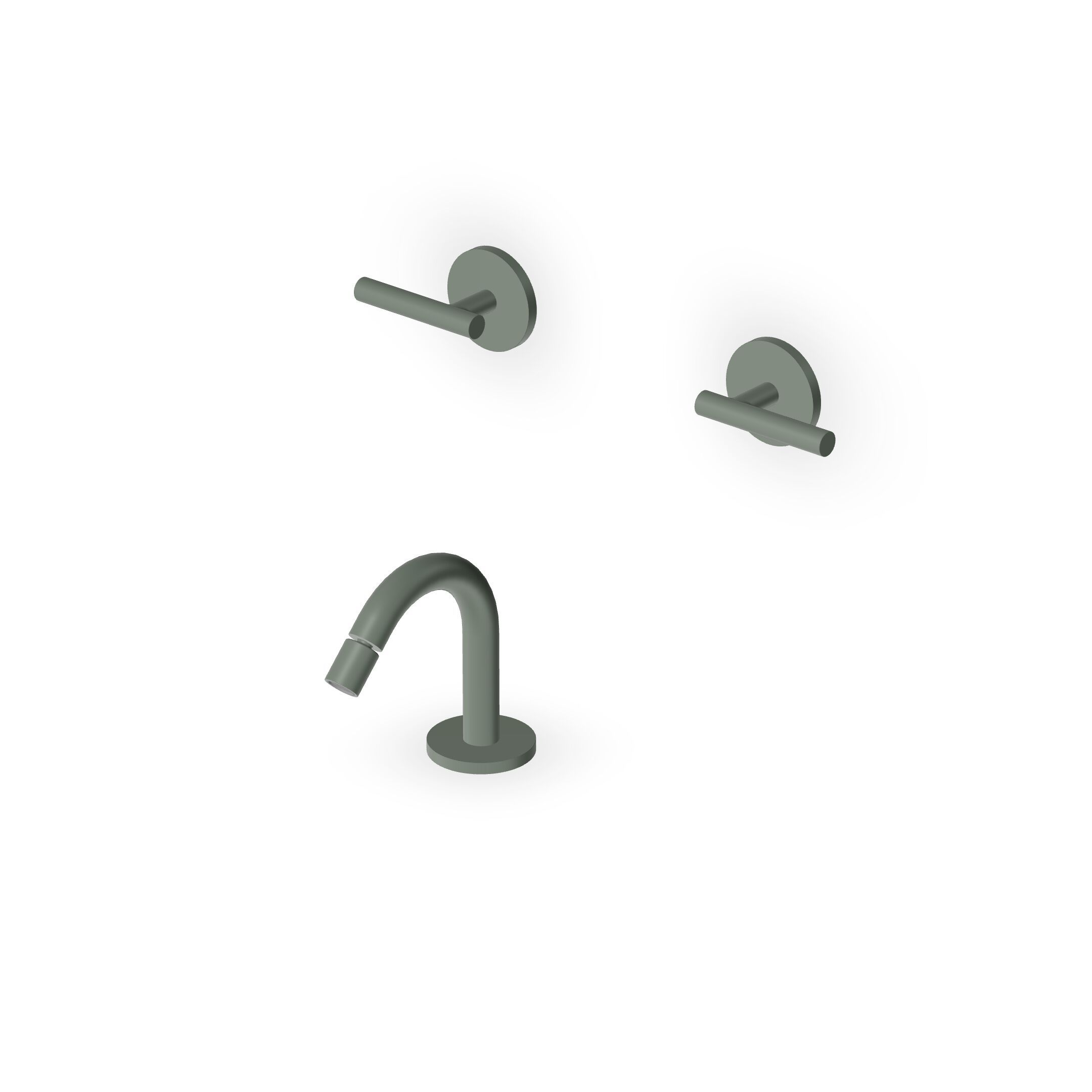 Смеситель для биде с 3 отверстиями и ограничителем расхода Zucchetti Pan S ARCH-00039679 - Вид №3