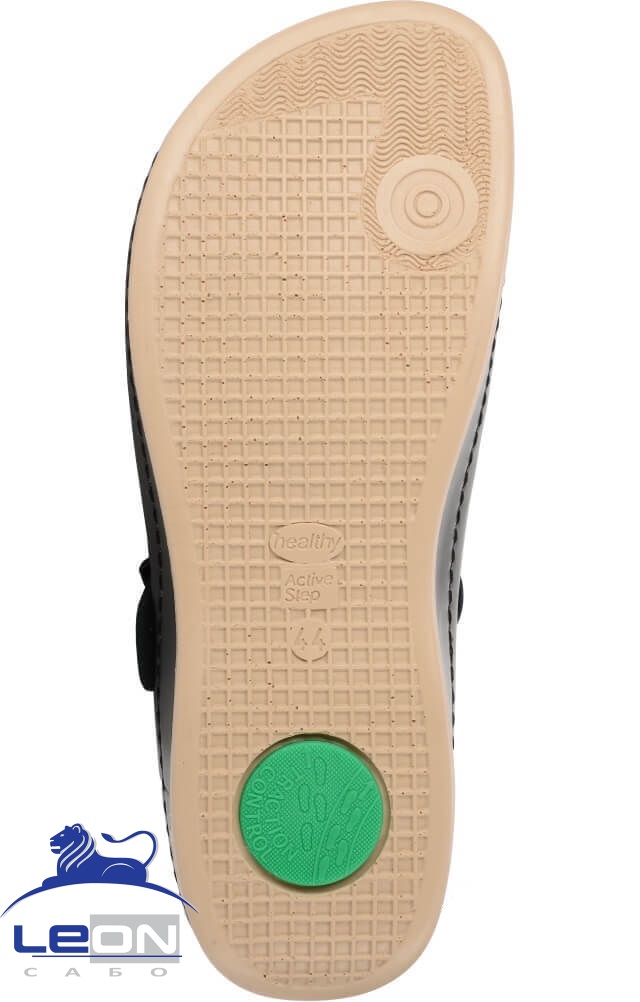 61954 Сабо "Leon" мужские черные LEON  Медицинская обувь  размер 41  - Вид №1