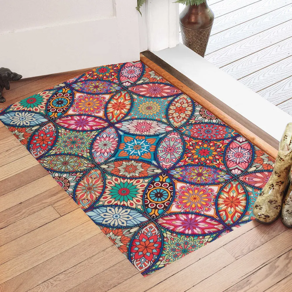 Коврик грязезащитный полиэстер Манчестер Дижитал m1595 60x90 см цвет разноцветный 85632855 STLM-2208131 CTIM  - Вид №5