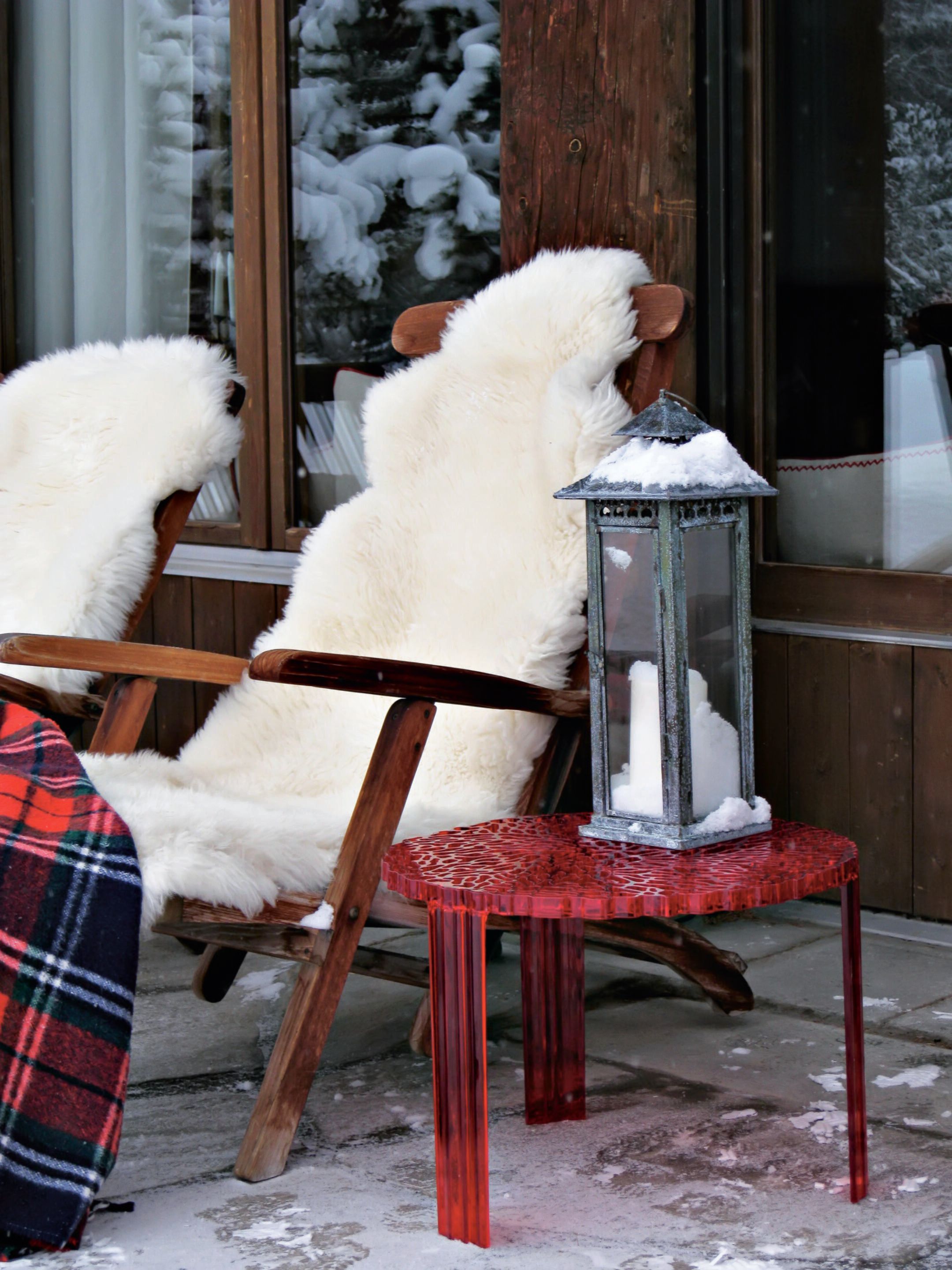 Круглый журнальный столик из ПММА Kartell T-TABLE ARCH-00031450 - Вид №2