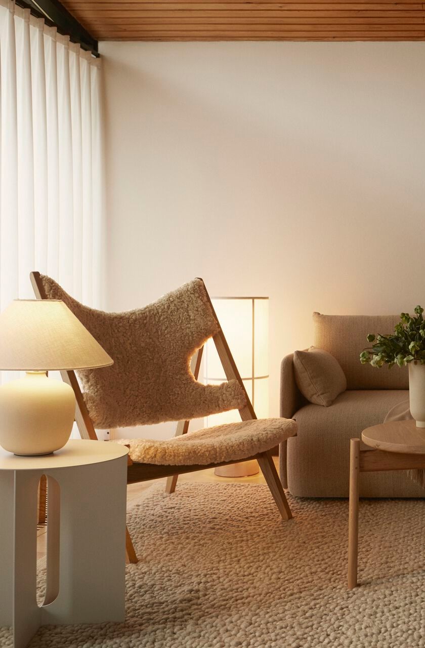 Кресло из овчины Audo Copenhagen вязание ARCH-00051856 - Вид №27