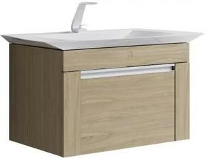 Simphony тумба под умывальник подвесная, цвет дуб сонома, Sim.01.07/1/DS,