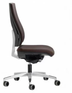 TALIN Регулируемое по высоте офисное кресло из ткани с 5 спицами и колесами Ally