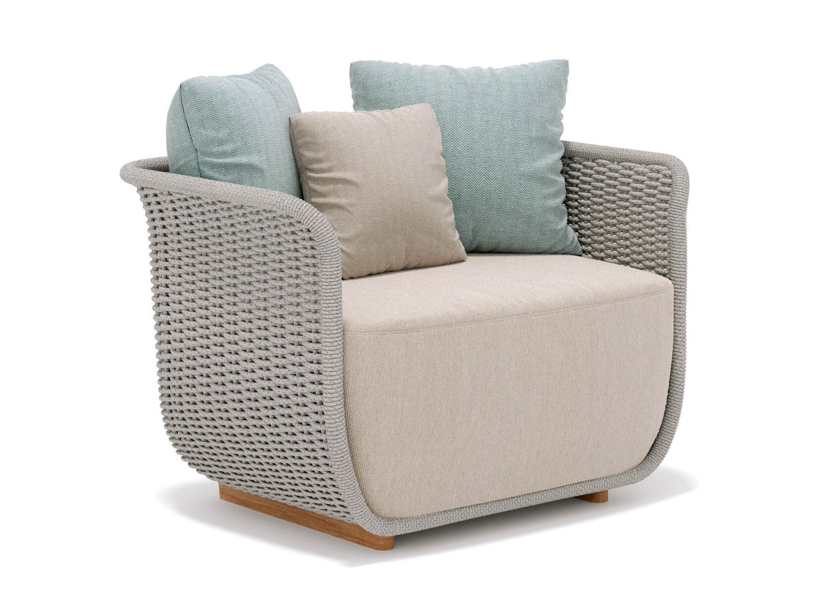 Веревочное садовое кресло с подлокотниками Atmosphera ARCH-00096346