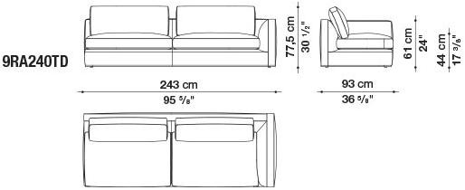 B&B Italia Диван из ткани Richard sun-id-1429934 - Вид №30