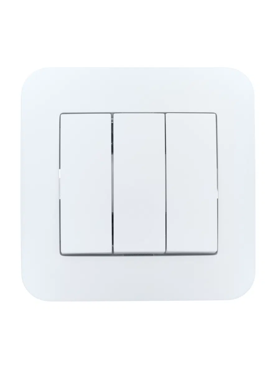 ASTI Выключатель тройной белый LEZARD 7081-0202-109 - Вид №1