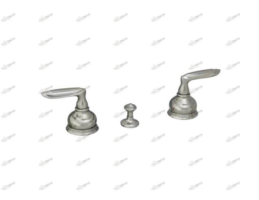 041022.000.00 Комплект биде с тремя отверстиями Золото 24К Mestre Austral