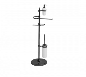 Gentry Home Trevor Вешалка для полотенец отдельно стоящая Unique Темный никель GH100185