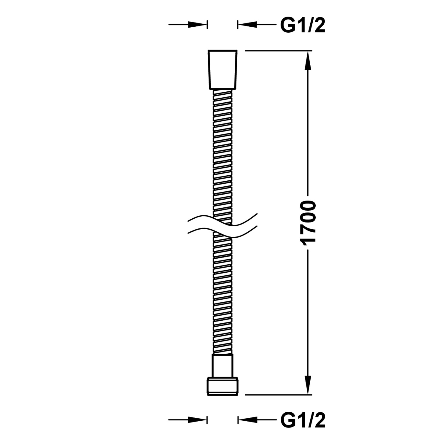 Металлический шланг-9134830054 TRES RICAMBI - Вид №1