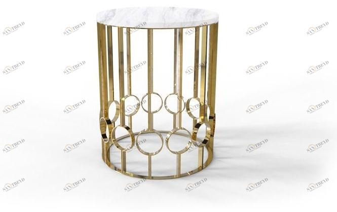 Duquesa & Malvada Круглый сервировочный стол D'oro Dmf023