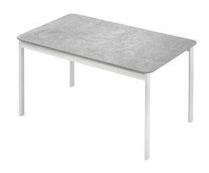 Керамический прямоугольный садовый журнальный столик