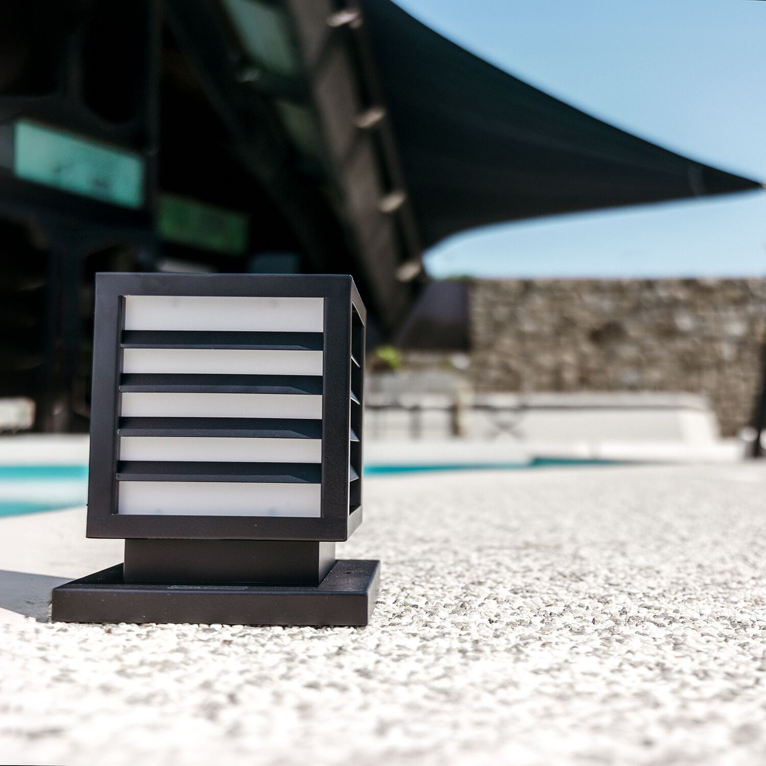 Из нержавеющей стали солнечной энергии открытый торшер Maanta SOLAR QUB ARCH-00034091 - Вид №14