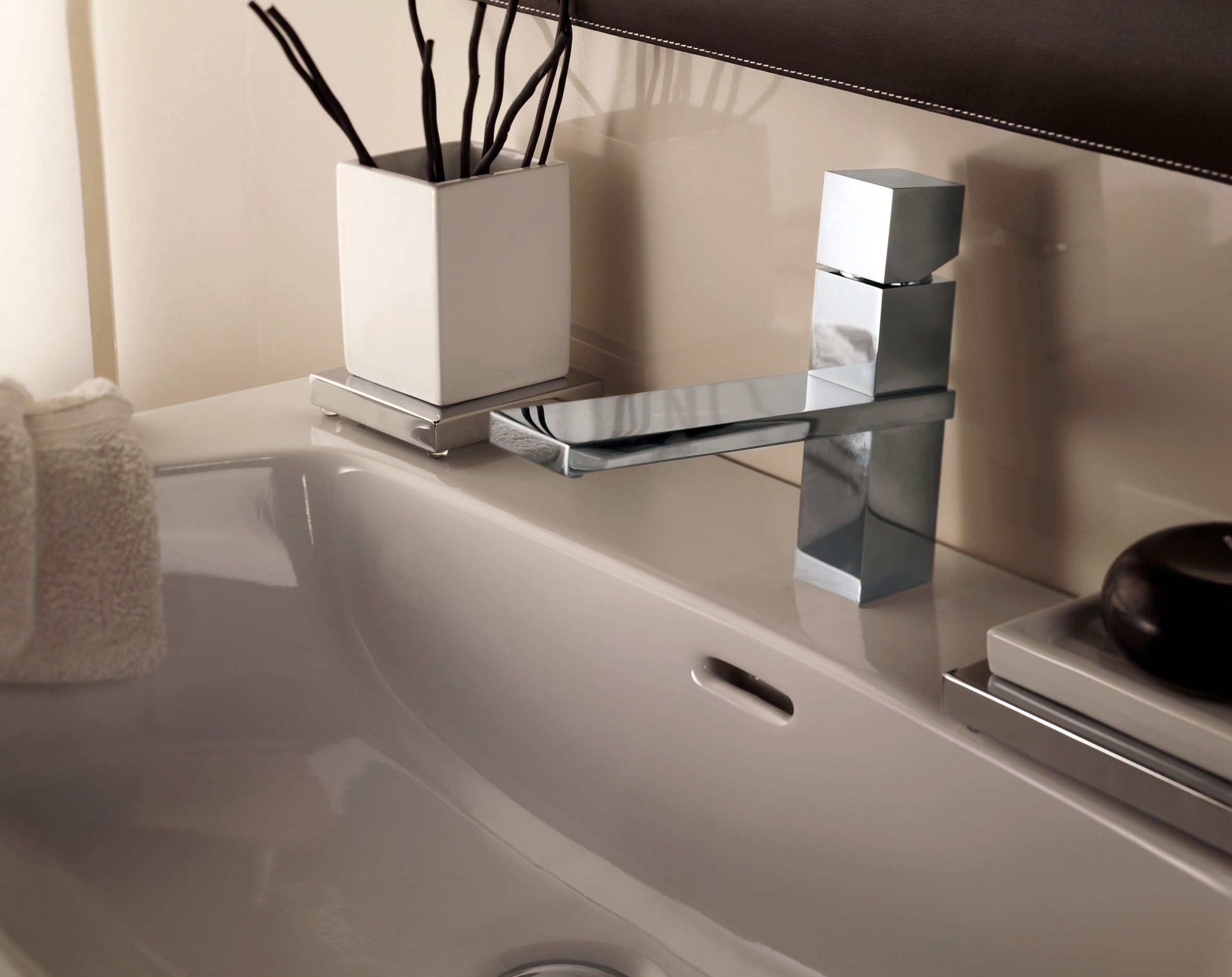 Латунь однорычажный смеситель для раковины Bossini ARCH-00122439 - Вид №1