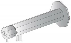 RUBINETTERIE STELLA Смеситель для раковины на одно отверстие Firenze 3868mc