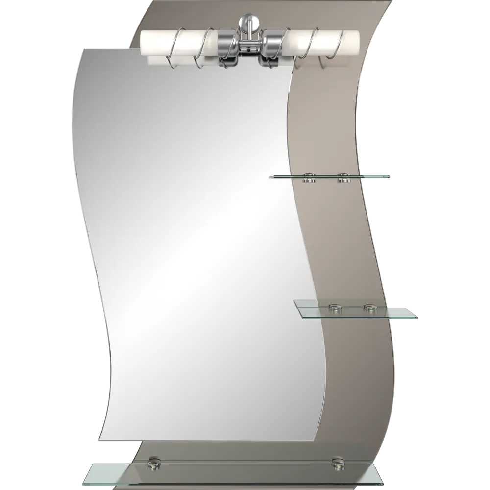 Зеркало «Кензо» с полкой 58 см 16705566 STLM-2191138 Santreyd Без серии - Вид №1