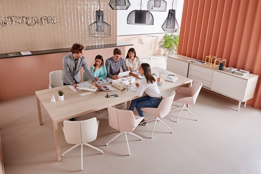 ACTIU Мягкое кожаное кресло Noom sun-id-1371669 - Вид №14