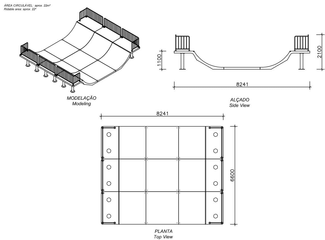 Бетонная спортивная рампа amop Suba Ramps ARCH-00035844 - Вид №17