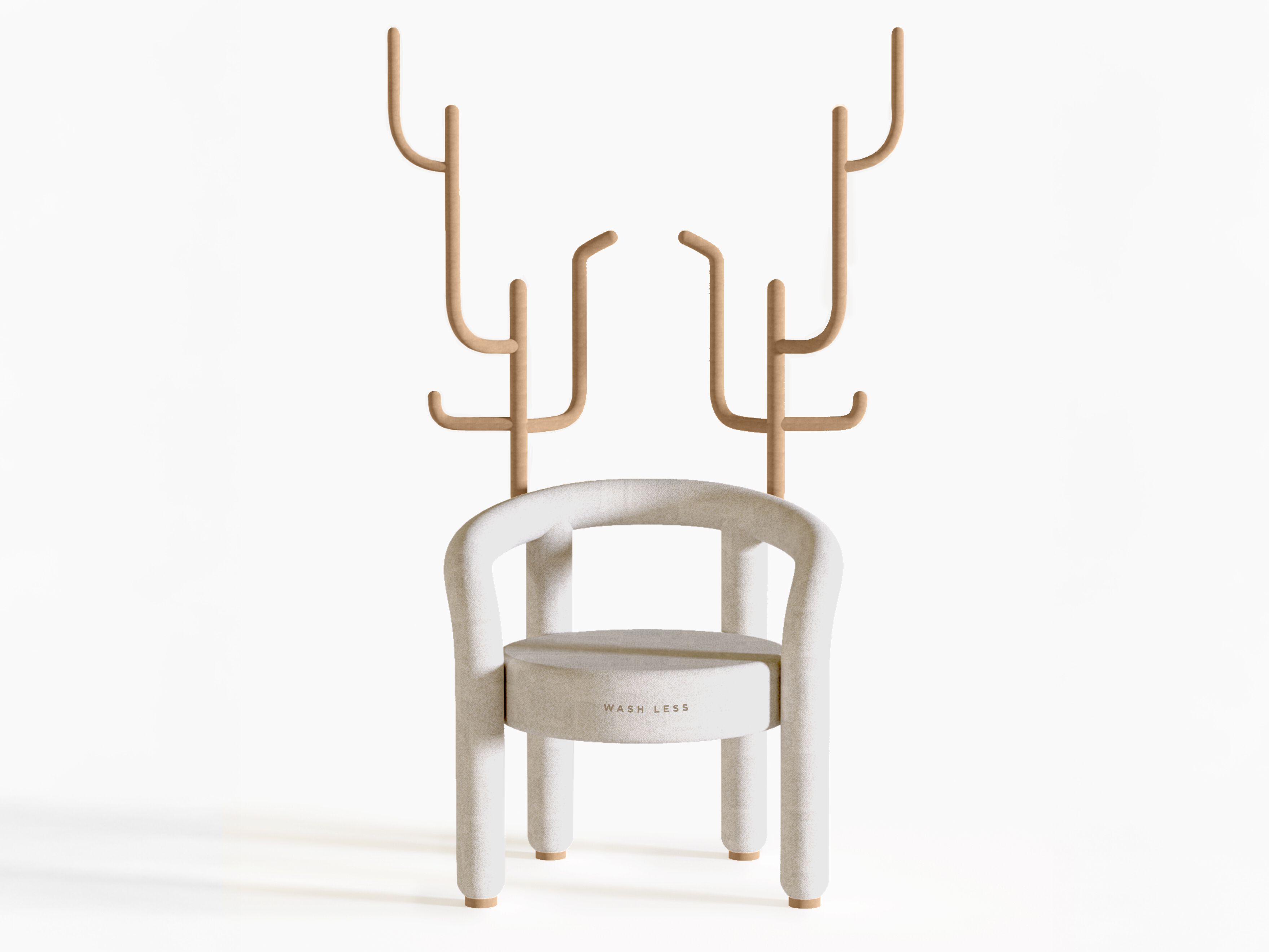 Кресло Ecoplen® с вешалкой Natuzzi Italia THE WASH LESS PROJECT ARCH-00041550