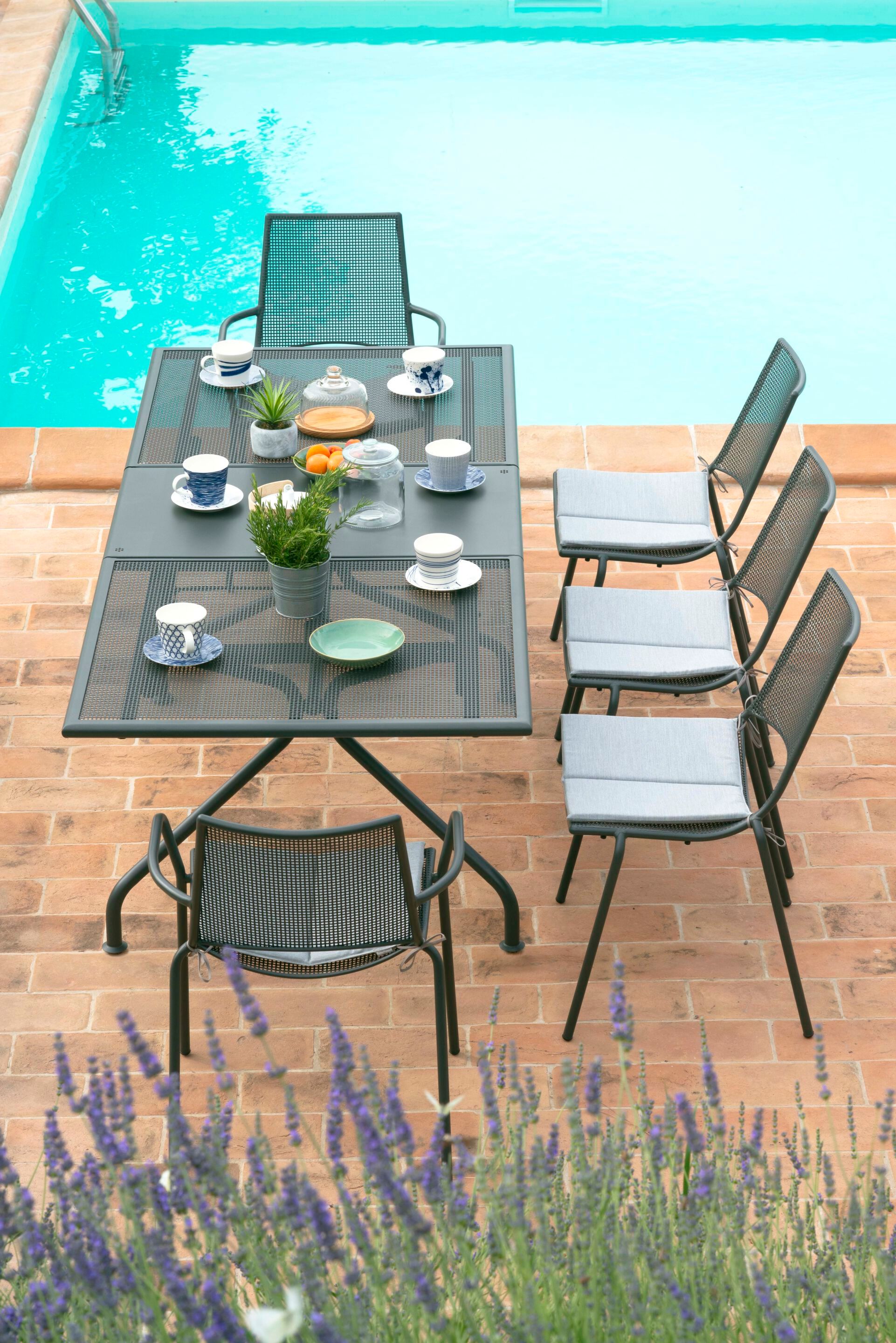 Стальной штабелируемый садовый стул emu крыло ARCH-00056884 - Вид №8