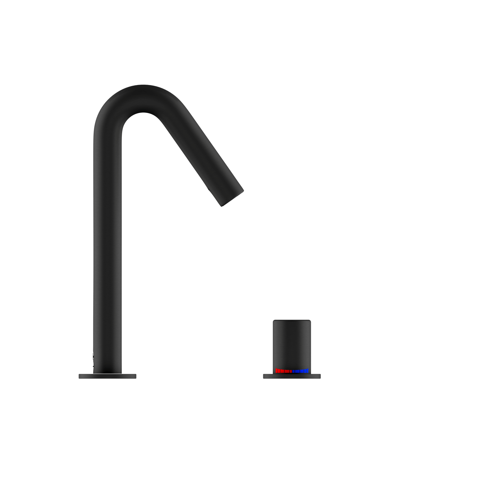 R321-N Сенсорный смеситель с палубным монтажом и рычагом регулировки температуры Duten 