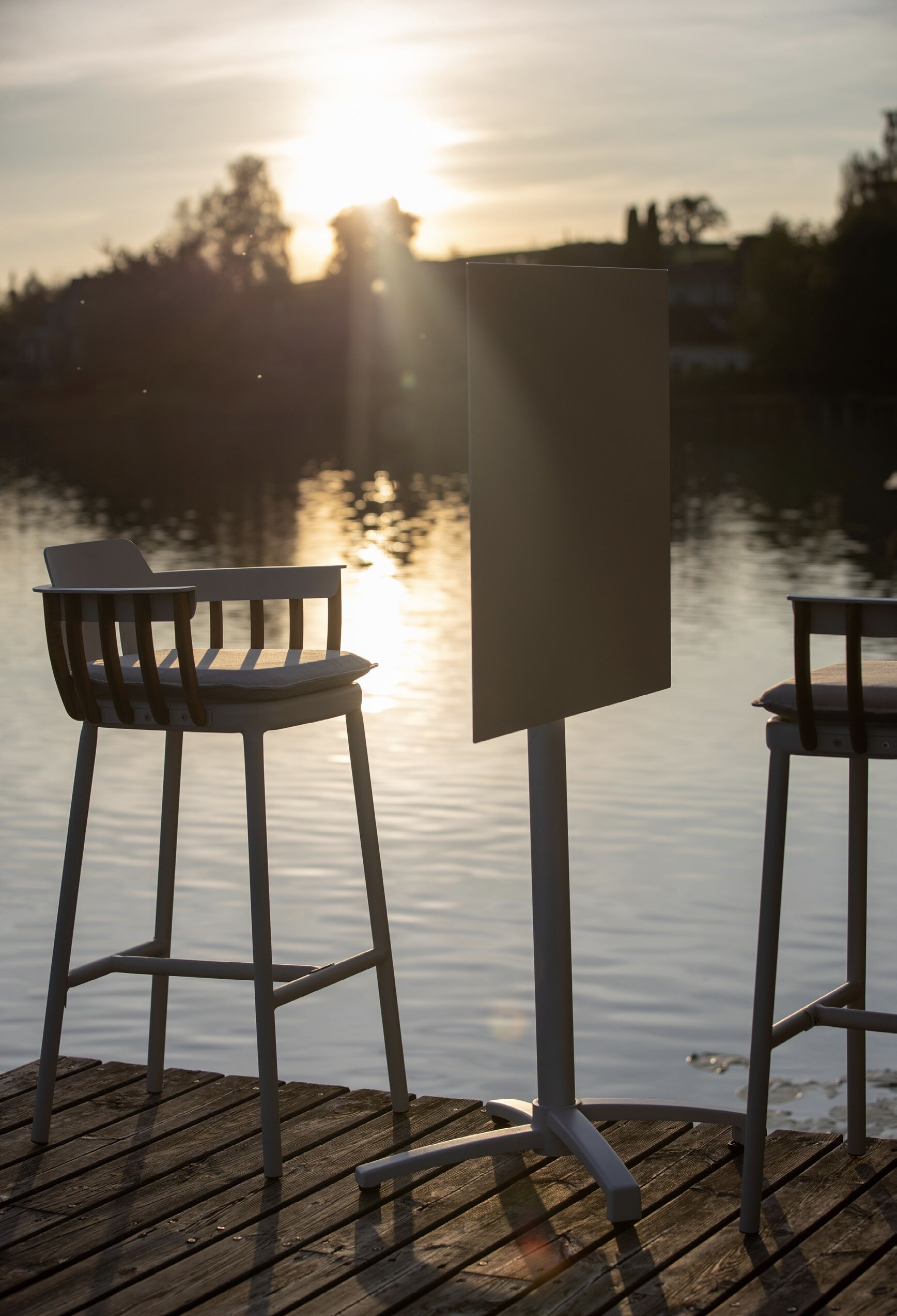 Высокий садовый стул со спинкой DRIGANI Dream ARCH-00034656 - Вид №3