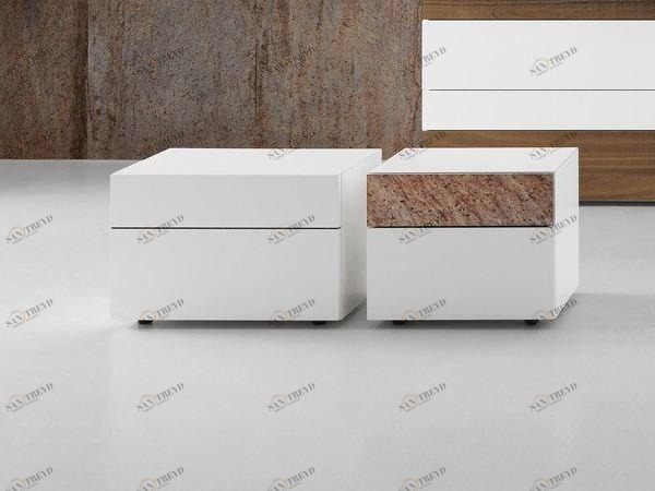 Presotto Лаковая прикроватная тумба с ящиками Wing sun-id-1502746