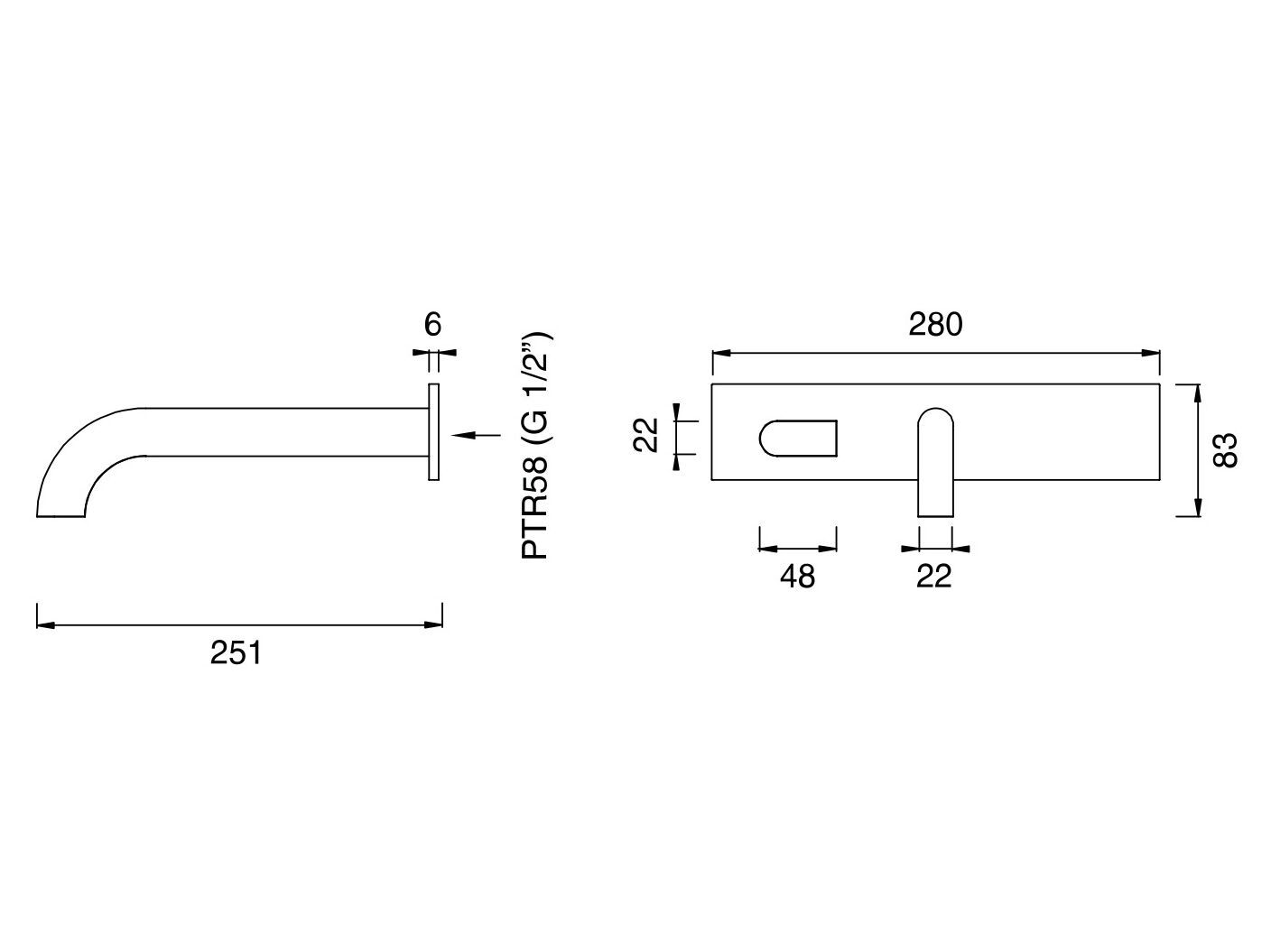 Смеситель для раковины из нержавеющей стали CEADESIGN SIXTY ARCH-00145427 - Вид №1
