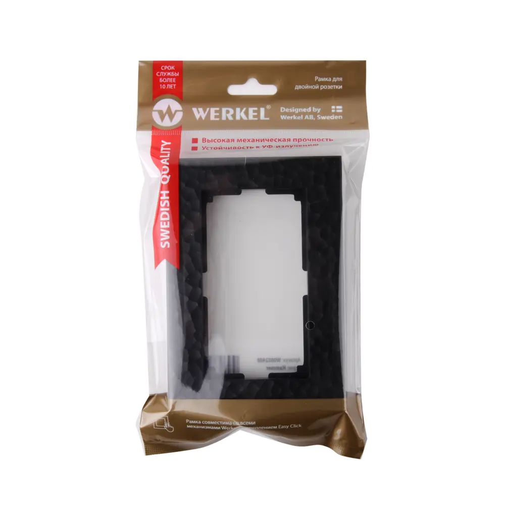 Рамка для розеток и выключателей Werkel Hammer W0082408 2 поста цвет черный 84684368 STLM-2071894 - Вид №2
