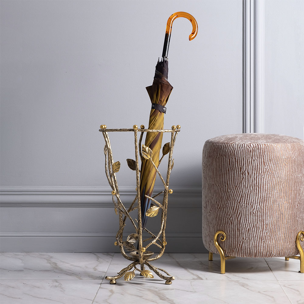 14032 Банкетка Шарман Табак Золото BOGACHO 4627196596207 - Вид №1