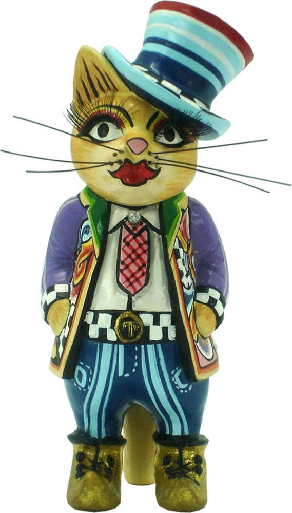 10639308 Goebel Скульптуpа Кот"Малыш Пауль"10см Композит 