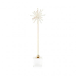 600571-00 ABHIKA OBELISQUE FLOWER SM NATURAL