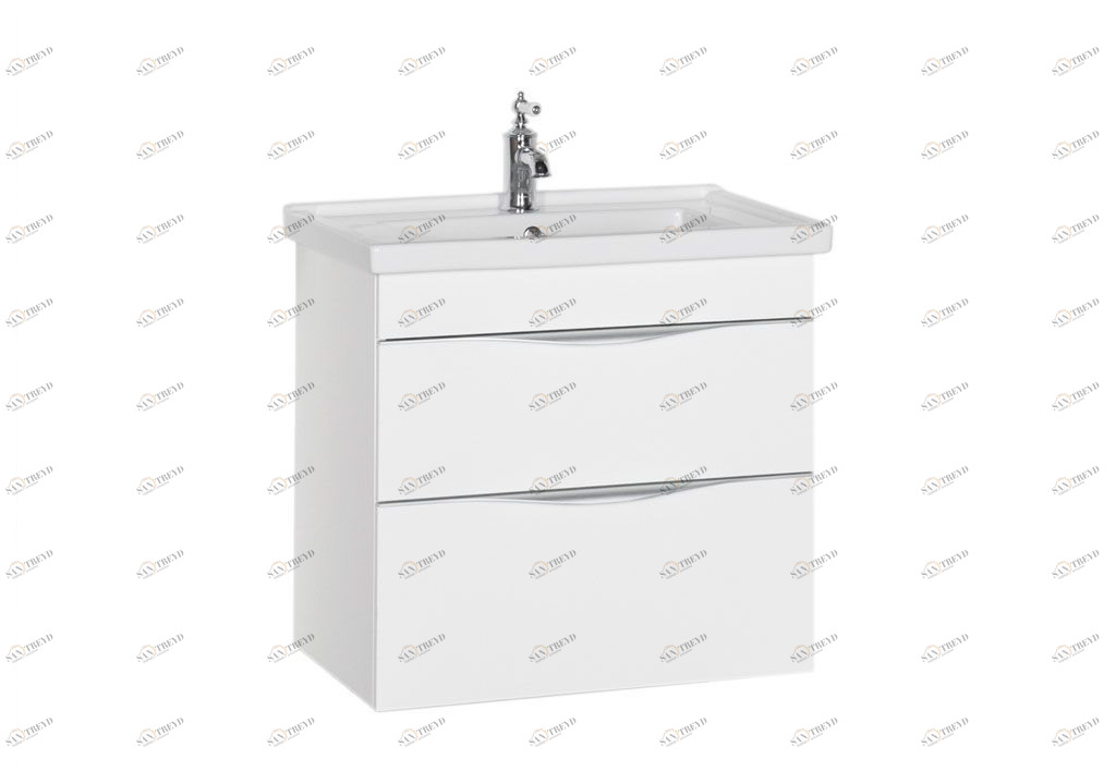 Тумба с раковиной Aquanet Эвора 70 белый 0018430700182323