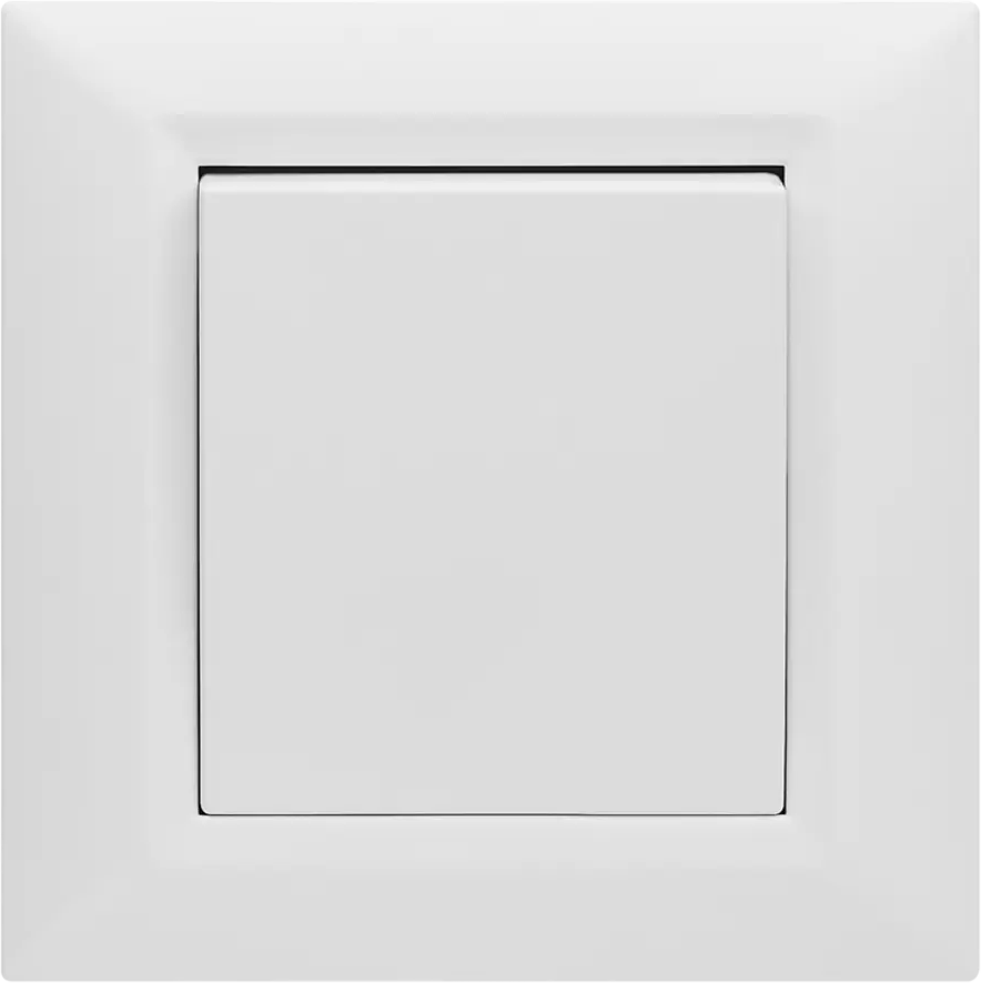 90632303 Выключатель встраиваемый Vesta-electric Roma FVK010102BEL 1 клавиша цвет белый STLM-0318483