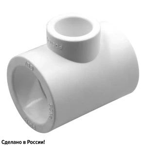 Тройник переходной Ростерм 50x32x50 мм полипропилен