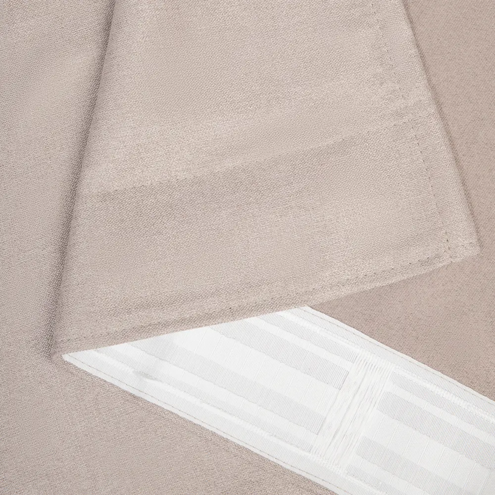 AMORE MIO Штора на ленте бежевая для спальни 200×295 см 89433192 STLM-1580129 - Вид №3