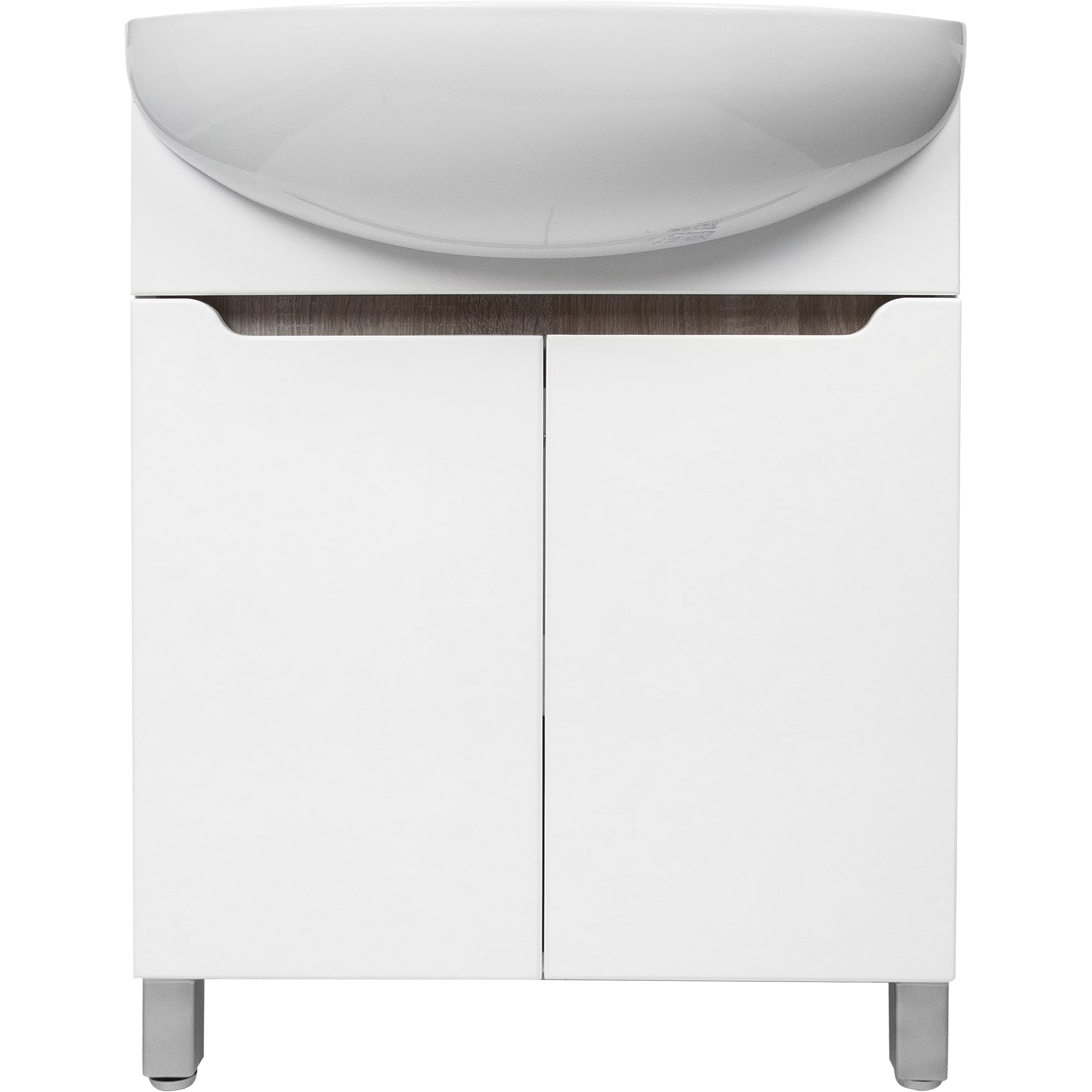 82200411 Тумба под раковину напольная «-50» 48 см цвет белый Руан Santreyd 