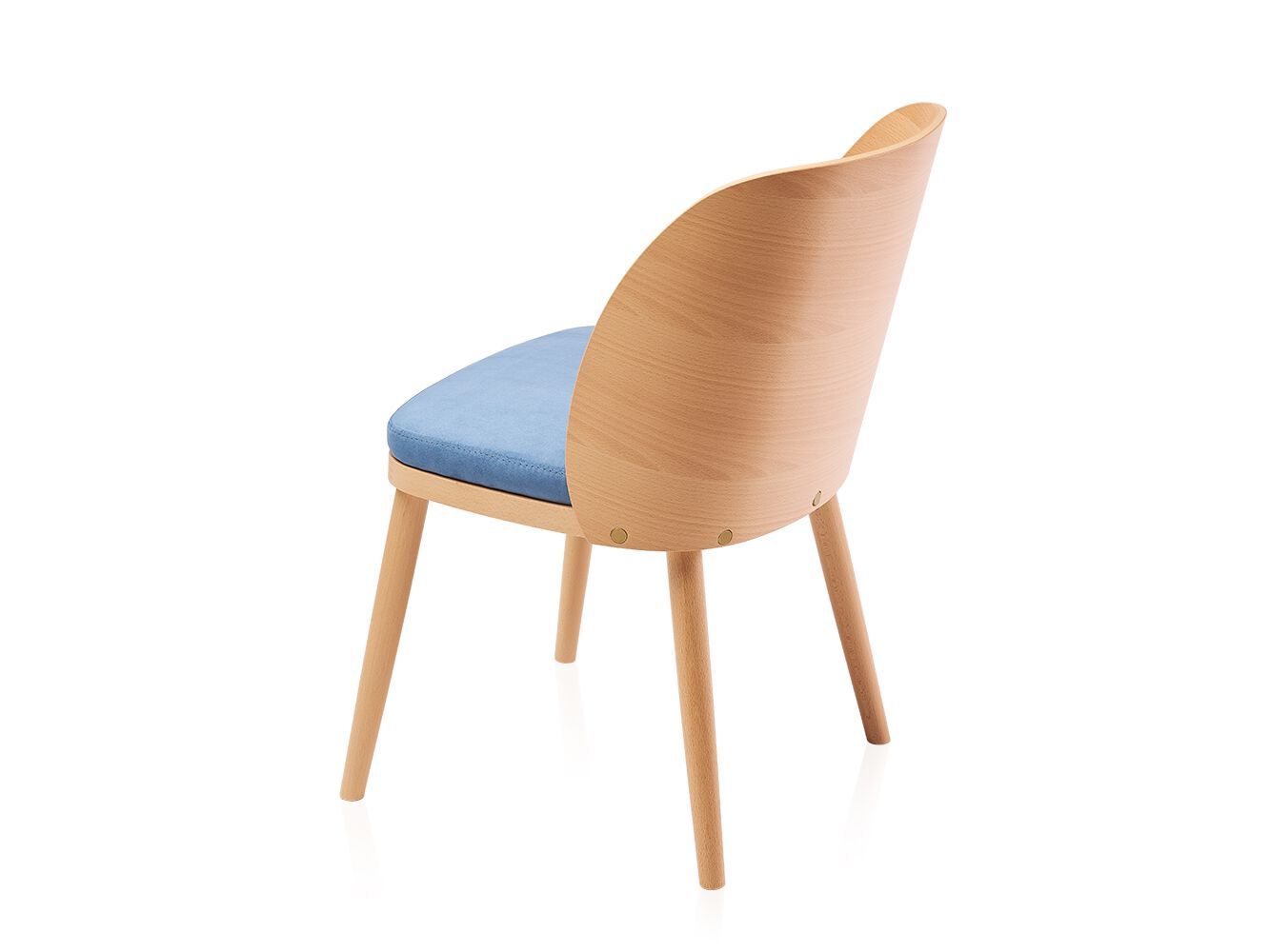 Деревянный стул с мягким сиденьем Vela Arredamenti Bras ARCH-00109353 - Вид №1