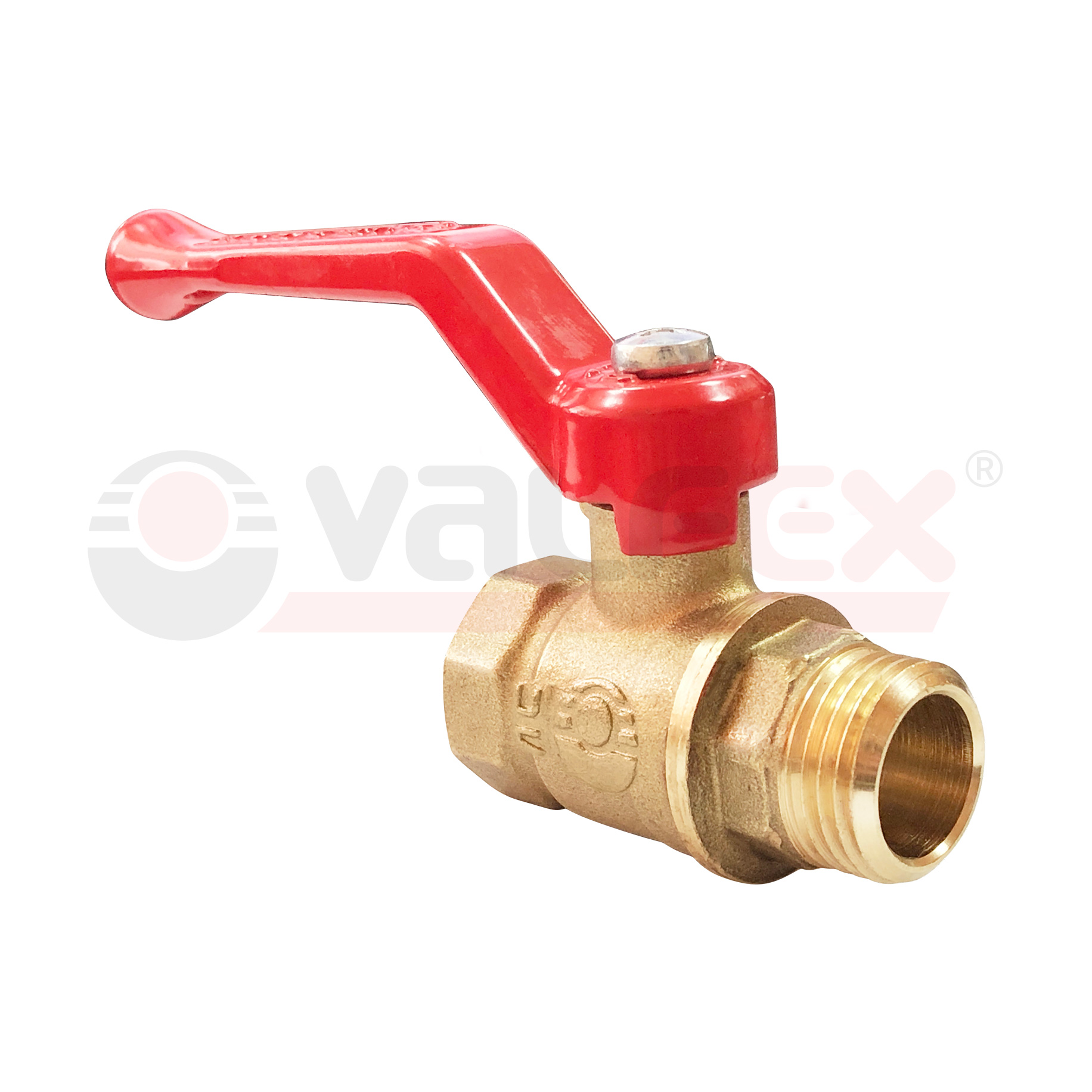 VF.215.L0R1.034 Valfex Кран шаровой OPTIMA, ручка-рычаг (внутр.-наруж.)  3/4" 