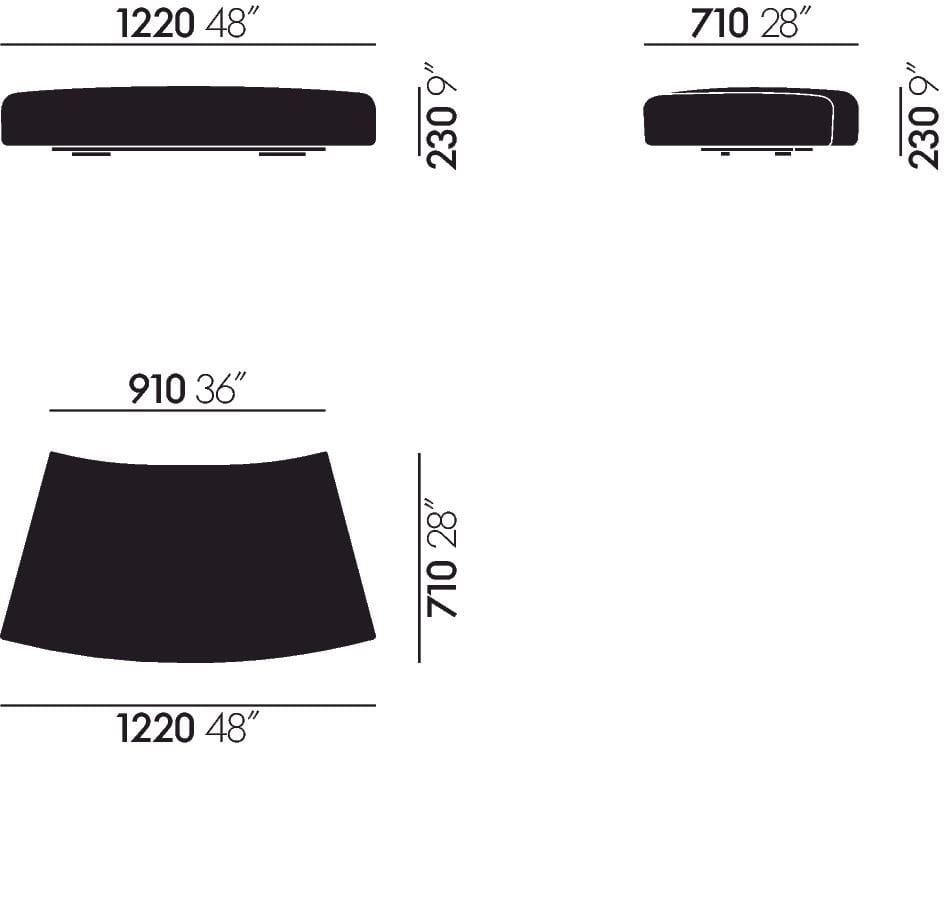 Секционный диван VITRA мягкая работа ARCH-00079650 - Вид №53