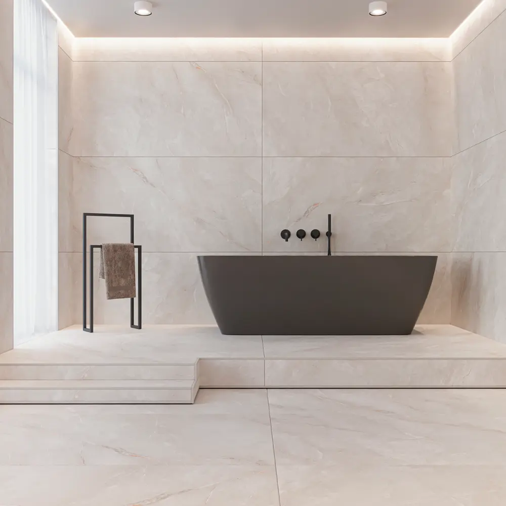 Глазурованный керамогранит Abgres Pompei 80x160 см 2.56 м² полированный цвет бежевый 89461886 STLM-2179061 Santreyd - Вид №3